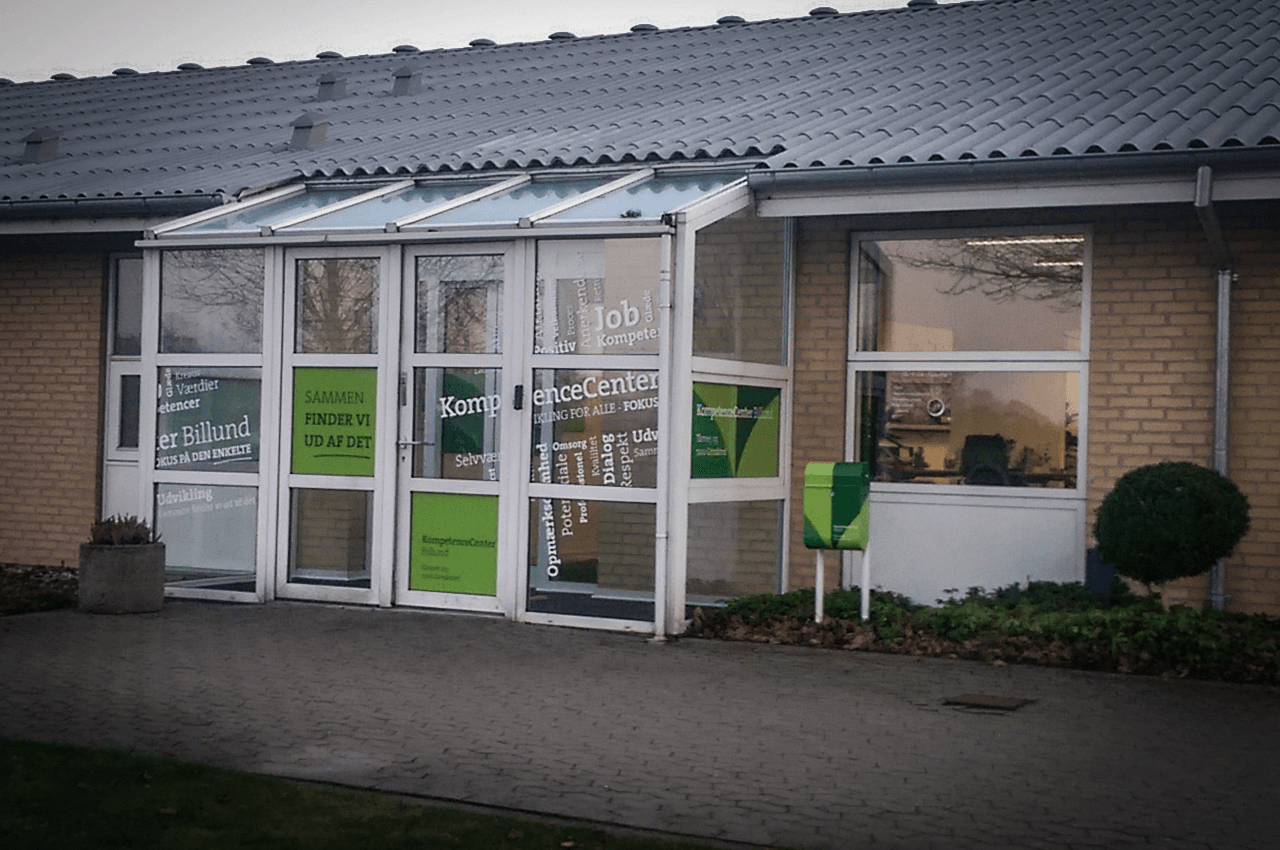 Facade lavet for Kompetence Center Billund - Billund Kommune
